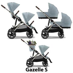 Cybex Gazelle S il passeggino gemellare completo