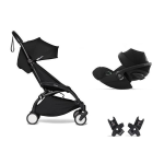 Stokke Travel System YoYo 3 Black con Cloud G i-Size