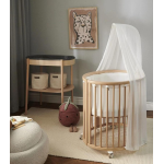 Stokke Sleepi Mini V3 Natural con Materasso, tenda e protezione in Mesh