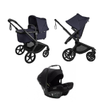 Bugaboo Trio Fox 5 Renew Deep Indigo con Turtle