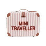 Childhome Valigia Mini Righe Terracotta