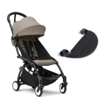 Stokke Passeggino Yoyo 3 Black-Taupe con Poggiagambe