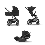 Cybex Trio Balios S Lux BLK Moon Black con Cloud T I-Size