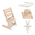 Stokke Kit Tripp Trapp Natural con vassoio, cinture e Baby Set 2