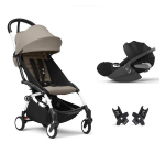 Stokke Travel System YoYo 3 White-Taupe e Cloud T i-Size