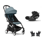 Stokke Travel System YoYo 3 Black-Aqua e Cloud T i-Size