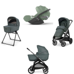 Trio Aptica System Quattro Emerald Green-Litio Black e Cloud T Plus I-Size