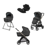Trio Electa System Duo Upper Black-Iridio Black e Cloud G I-Size 