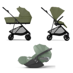 Cybex Trio Melio Carbon Moss Green con Cloud T Plus I-Size