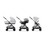 Cybex Trio Melio Carbon Fog Grey con Cloud G I-Size