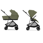 Cybex Duo Melio Carbon Moss Green
