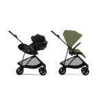 Cybex 2in1 Melio Carbon Moss Green con Cloud G I-Size