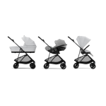 Cybex Trio Melio Carbon Fog Grey con Cloud G Plus I-Size