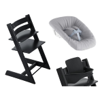 Stokke Tripp Trapp Sedia Black con Baby set 2 e Newborn
