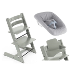 Stokke Tripp Trapp Glacier Green con Newborn e Baby set 2
