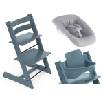 Stokke Tripp Trapp Fjord Blue con Baby set 2 e Newborn 