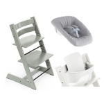 Stokke Tripp Trapp Sedia Glacier Green con Newborn e Baby set 2