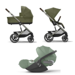 Cybex Trio Balios S Lux Moss Green con Cloud T Plus i-Size