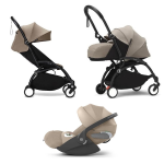 Stokke Trio Yoyo 3 Black-Taupe con Cloud T Plus I-Size