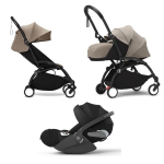 Stokke Trio Yoyo 3 Black-Taupe con Cloud T I-Size