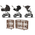 Kit Nascita Trio Balios Chocolate Brown e Sleepi V3 Warm Brown