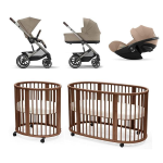 Kit Nascita Trio Balios Almond Biege e Sleepi V3 Warm Brown