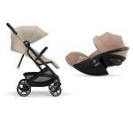 Cybex Travel System Beezy Almond Beige e Cloud G i-Size Plus