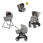 Aptica System Quattro Platinum Grey-Litio Black e Darwin Infant