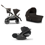 Cybex Trio Gazelle S Tpe Chocolate Brown con Cloud T Plus I-Size