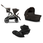 Cybex Trio Gazelle S Tpe Chocolate Brown con Cloud G I-Size
