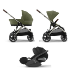 Cybex Trio Gazelle S TPE Moss Green con Cloud T i-Size