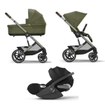 Cybex Trio Balios S Lux Moss Green con Cloud T i-Size