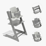 Stokke Tripp Trapp Black con Baby set 2 e cuscino