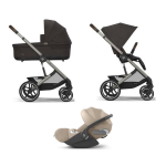 Cybex Trio Balios S Lux Chocolate Brown con Cloud T Plus I-Size