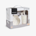 Kikkaboo Bear With Me TableWare Set Rosa