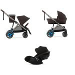 Cybex Trio e-Gazelle S Tpe Chocolate Brown con Cloud G I-Size