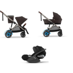Cybex Trio e-Gazelle S Tpe Chocolate Brown con Cloud T I-Size
