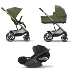 Cybex Trio Balios S Lux Moss Green con Cloud T i-Size