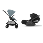 Cybex 2in1 Melio Carbon Stormy Blue con Cloud T I-Size