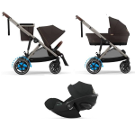 Cybex Trio e-Gazelle S Tpe Chocolate Brown con Cloud G Plus I-Size