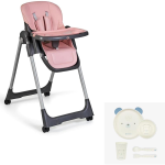 Seggiolone Pappa Tasty Eco Pink con Set Pappa Cielo