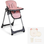 Seggiolone Pappa Tasty Eco Pink con set Pappa Rosa