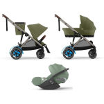 Cybex Trio e-Gazelle S TPE Moss Green con Cloud T i-Size Plus