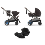 Cybex Trio e-Gazelle S Tpe Chocolate Brown con Cloud G I-Size