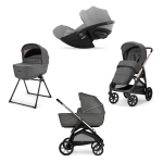 Inglesina Trio Aptica Velvet Grey-Palladio Black e Cloud G Plus I-Size