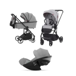 Trio Alfa 3 in 1 Cloud Grey con Cybex Cloud G Plus i-Size