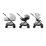 Cybex Trio Melio Carbon Fog Grey con Cloud G Plus I-Size