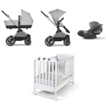Kit Nascita Trio Cybex EOS Lux Stone Grey e Lettino Simply