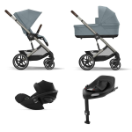 Cybex 4 in 1 Balios S Lux TPE Stormy Blue con Cloud G i-Size e Isofix
