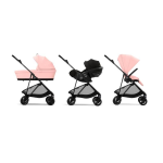 Cybex Trio Melio Carbon Candy Pink con Cloud G I-Size